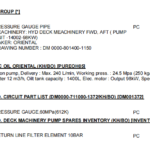 船舶备件—hyd备件（CK-R20240722-19）询价-船用采购网-船舶物料采购-船务服务-一站式船用设备供应服务