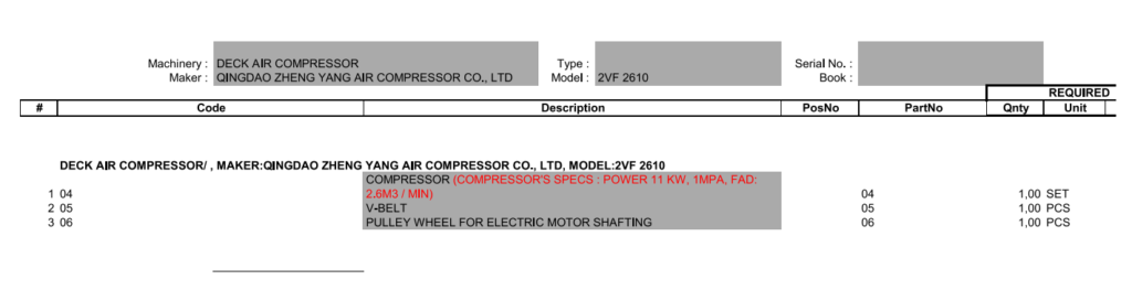 【询价】船舶备件—DECK备件（CK-R20240726-09）询价-泰州昌宽社区-报价采购-船用采购网-船舶物料采购-船务服务-一站式船用设备供应服务