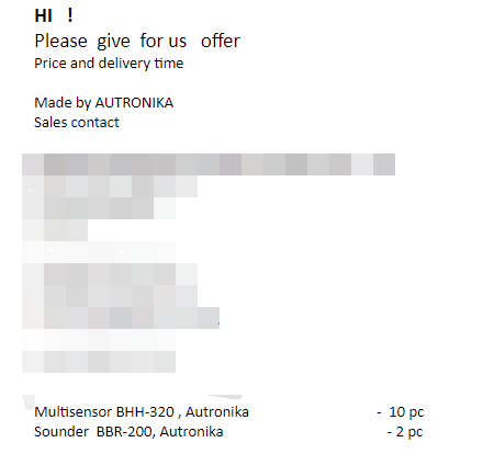 【询价】船舶备件—Autronika备件（CK-J20240730-06）询价-泰州昌宽社区-报价采购-船用采购网-船舶物料采购-船务服务-一站式船用设备供应服务