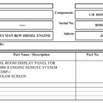 船舶备件—发动机远程系统控制室显示面板（CK-R20240731-10）询价-船用采购网-船舶物料采购-船务服务-一站式船用设备供应服务