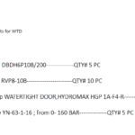 船舶备件—WTD备件（CK-J20240806-16）询价-船用采购网-船舶物料采购-船务服务-一站式船用设备供应服务