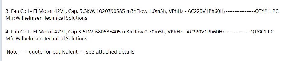 【询价】船舶备件—风扇线圈（CK-J20240826-05）询价-泰州昌宽社区-报价采购-船用采购网-船舶物料采购-船务服务-一站式船用设备供应服务