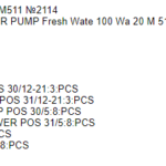 船舶备件—泵备件（CK-J20240826-12）询价-船用采购网-船舶物料采购-船务服务-一站式船用设备供应服务