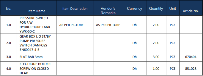 【询价】船舶备件—备件（CK-C20240821-07）询价-泰州昌宽社区-报价采购-船用采购网-船舶物料采购-船务服务-一站式船用设备供应服务