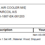 船舶备件—备用垫片箱（CK-C20240815-02）询价-船用采购网-船舶物料采购-船务服务-一站式船用设备供应服务