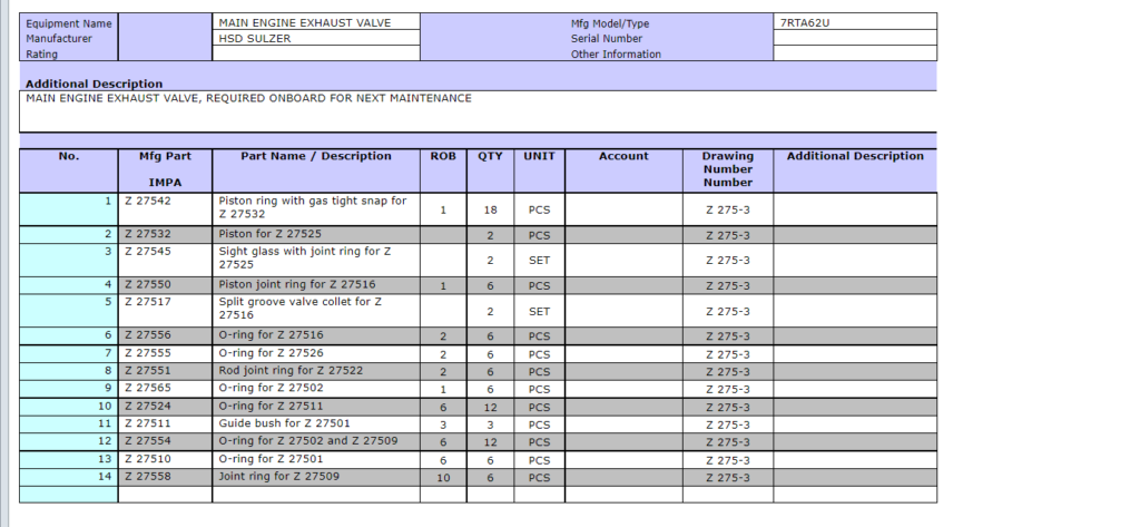 【询价】船舶备件—HSD备件（CK-R20240813-10）询价-泰州昌宽社区-报价采购-船用采购网-船舶物料采购-船务服务-一站式船用设备供应服务
