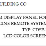船舶备件—控制室显示面板（CK-C20240801-07）询价-船用采购网-船舶物料采购-船务服务-一站式船用设备供应服务