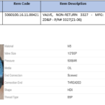 船舶备件—止回阀（CK-C20240815-05）询价-船用采购网-船舶物料采购-船务服务-一站式船用设备供应服务