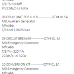 船舶备件—ABB备件（CK-J20240813-08）询价-船用采购网-船舶物料采购-船务服务-一站式船用设备供应服务