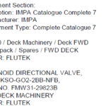 船舶备件—FLUTEK备件（CK-L20240801-05）询价-船用采购网-船舶物料采购-船务服务-一站式船用设备供应服务