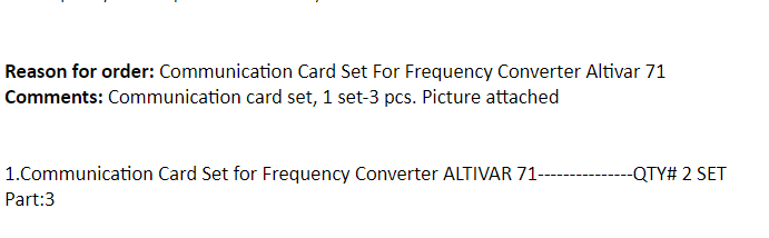 【询价】船舶备件—变频器通信卡套件（CK-J20240819-15）询价-泰州昌宽社区-报价采购-船用采购网-船舶物料采购-船务服务-一站式船用设备供应服务