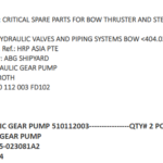 船舶备件—液压齿轮泵（CK-J20240812-09）询价-船用采购网-船舶物料采购-船务服务-一站式船用设备供应服务