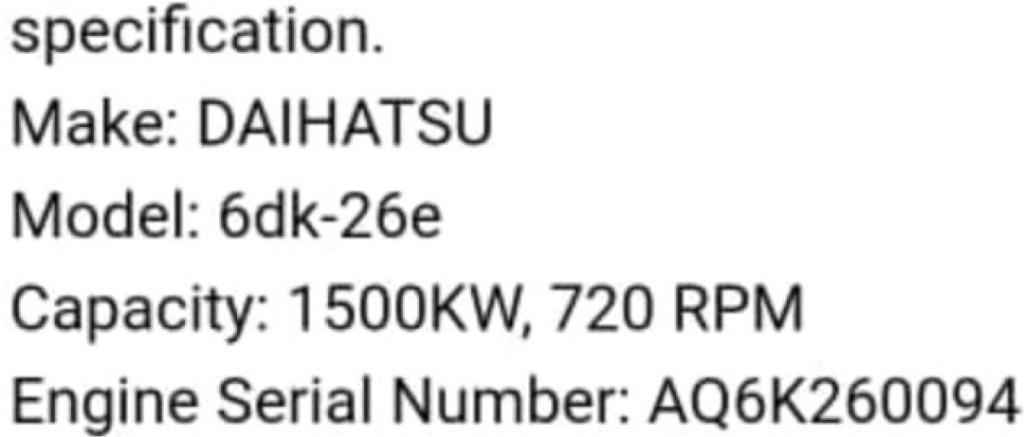 【询价】船舶备件—DAIHATSU备件（CK-L20240820-11）询价-泰州昌宽社区-报价采购-船用采购网-船舶物料采购-船务服务-一站式船用设备供应服务