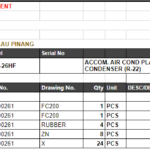 船舶备件—U SHIO备件（CK-L20240820-05）询价-船用采购网-船舶物料采购-船务服务-一站式船用设备供应服务