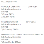 船舶备件—ABB备件（CK-J20240813-08）询价-船用采购网-船舶物料采购-船务服务-一站式船用设备供应服务