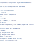 船舶备件—交流压缩机（CK-L20240829-04）询价-船用采购网-船舶物料采购-船务服务-一站式船用设备供应服务