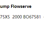 船舶备件—FLOWSERVE备件（CK-R20240819-15）询价-船用采购网-船舶物料采购-船务服务-一站式船用设备供应服务