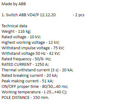 【询价】船舶备件—ABB备件（CK-J20240807-05）询价-泰州昌宽社区-报价采购-船用采购网-船舶物料采购-船务服务-一站式船用设备供应服务