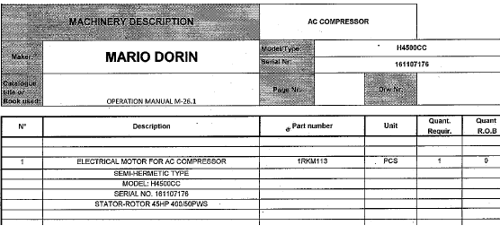 【询价】船舶备件—交流压缩机用电动机（CK-C20240826-01）询价-泰州昌宽社区-报价采购-船用采购网-船舶物料采购-船务服务-一站式船用设备供应服务