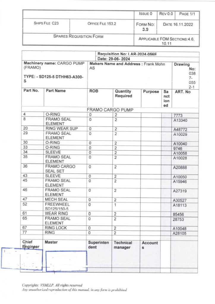 【询价】船舶备件—FRANK备件（CK-Y20240820-05）询价-泰州昌宽社区-报价采购-船用采购网-船舶物料采购-船务服务-一站式船用设备供应服务