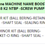 船舶备件—泵备件（CK-C20240815-01）询价-船用采购网-船舶物料采购-船务服务-一站式船用设备供应服务