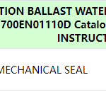 船舶备件—压载水泵机械密封（CK-C20240802-09）询价-船用采购网-船舶物料采购-船务服务-一站式船用设备供应服务