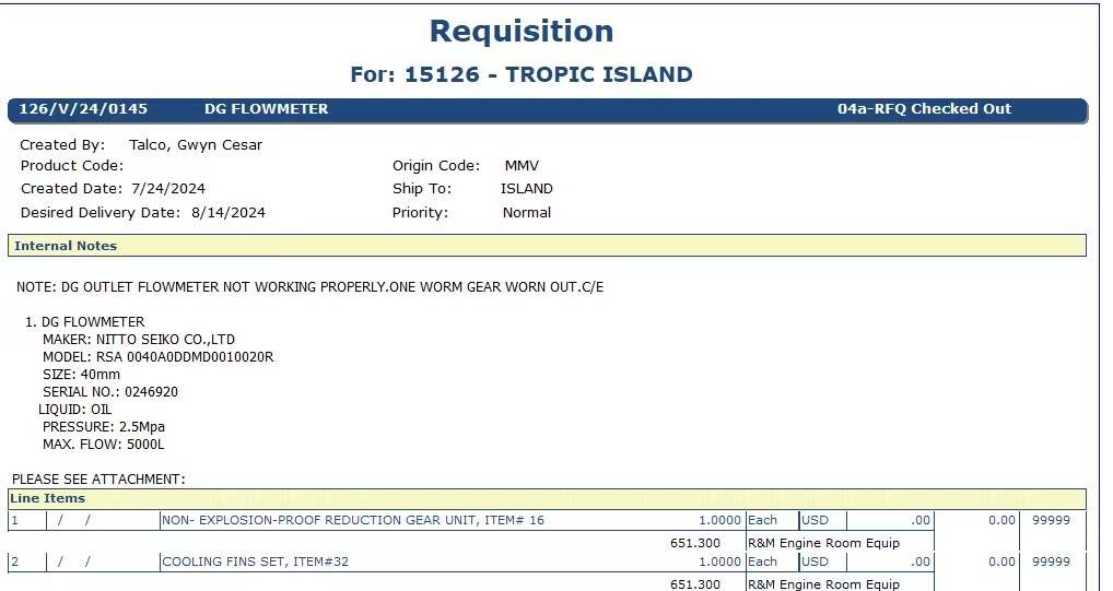 【询价】船舶备件—备件（CK-Y20240813-01）询价-泰州昌宽社区-报价采购-船用采购网-船舶物料采购-船务服务-一站式船用设备供应服务