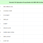 船舶备件—ALLWELER备件（CK-C20240814-11）询价-船用采购网-船舶物料采购-船务服务-一站式船用设备供应服务