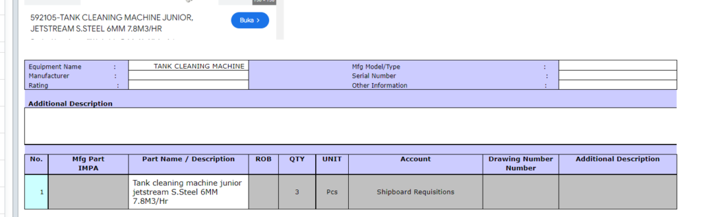 【询价】船舶备件—洗舱机（CK-R20240809-06）询价-泰州昌宽社区-报价采购-船用采购网-船舶物料采购-船务服务-一站式船用设备供应服务