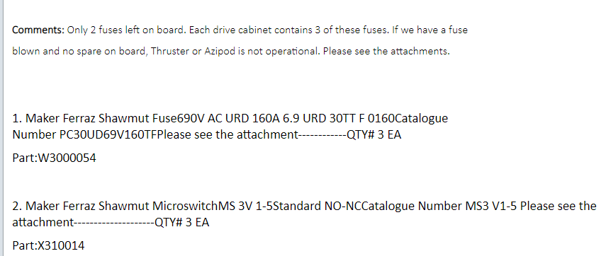 【询价】船舶备件—FERRAZ备件（CK-J20240806-02）询价-泰州昌宽社区-报价采购-船用采购网-船舶物料采购-船务服务-一站式船用设备供应服务
