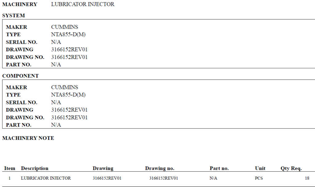 【询价】船舶备件—润滑器喷油器（CK-C20240813-12）询价-泰州昌宽社区-报价采购-船用采购网-船舶物料采购-船务服务-一站式船用设备供应服务