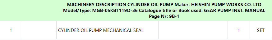 【询价】船舶备件—气缸油泵机械密封（CK-C20240802-10）询价-泰州昌宽社区-报价采购-船用采购网-船舶物料采购-船务服务-一站式船用设备供应服务