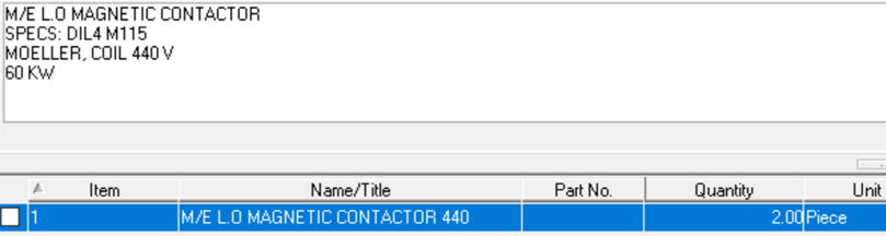 【询价】船舶备件—电磁接触器（CK-C20240815-04）询价-泰州昌宽社区-报价采购-船用采购网-船舶物料采购-船务服务-一站式船用设备供应服务