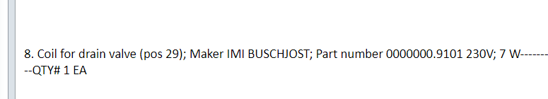 【询价】船舶备件—排水阀线圈（CK-J20240808-14）询价-泰州昌宽社区-报价采购-船用采购网-船舶物料采购-船务服务-一站式船用设备供应服务