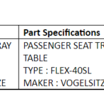船舶备件—乘客座椅托盘桌（CK-J20240822-18）询价-船用采购网-船舶物料采购-船务服务-一站式船用设备供应服务