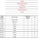 船舶备件—ALLWEILER备件（CK-C20240820-08）询价-船用采购网-船舶物料采购-船务服务-一站式船用设备供应服务