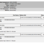 船舶备件—HYUNDAI MAN B&W备件（CK-R20240813-05）询价-船用采购网-船舶物料采购-船务服务-一站式船用设备供应服务