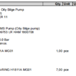 船舶备件—ALLWEILER备件（CK-L20240814-02）询价-船用采购网-船舶物料采购-船务服务-一站式船用设备供应服务