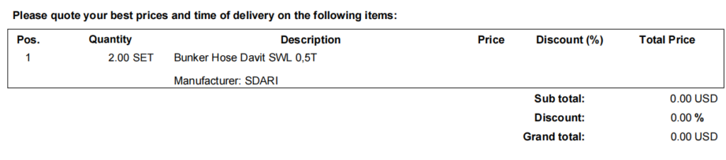 【询价】船舶备件—燃油软管吊柱（CK-R20240815-02）询价-泰州昌宽社区-报价采购-船用采购网-船舶物料采购-船务服务-一站式船用设备供应服务