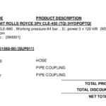 船舶备件—ROLLS ROYCE备件（CK-R20240819-04）询价-船用采购网-船舶物料采购-船务服务-一站式船用设备供应服务