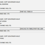 船舶备件—SHINKO备件（CK-R20240822-03）询价-船用采购网-船舶物料采购-船务服务-一站式船用设备供应服务