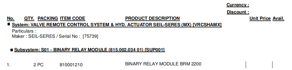 【询价】船舶备件—二进制继电器模块（CK-R20240802-13）询价-泰州昌宽社区-报价采购-船用采购网-船舶物料采购-船务服务-一站式船用设备供应服务