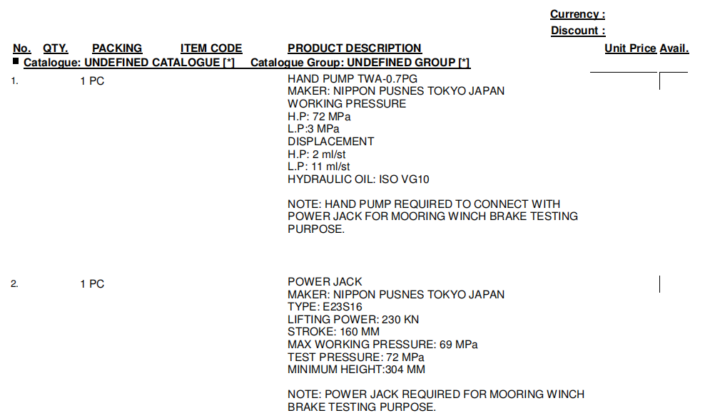 【询价】船舶备件—NIPPOM备件（CK-R20240802-14）询价-泰州昌宽社区-报价采购-船用采购网-船舶物料采购-船务服务-一站式船用设备供应服务