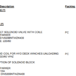 船舶备件—PARKER备件（CK-R20240806-04）询价-船用采购网-船舶物料采购-船务服务-一站式船用设备供应服务