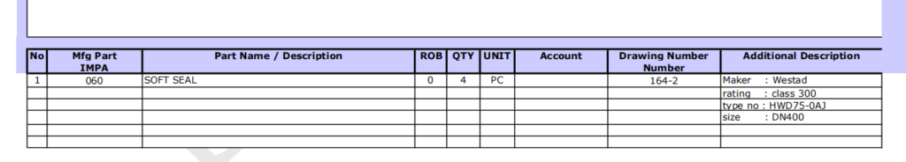 【询价】船舶备件—软密封（CK-R20240806-09）询价-泰州昌宽社区-报价采购-船用采购网-船舶物料采购-船务服务-一站式船用设备供应服务