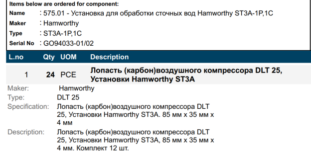 【询价】船舶备件—HAMWORTHY备件（CK-J20240801-08）询价-泰州昌宽社区-报价采购-船用采购网-船舶物料采购-船务服务-一站式船用设备供应服务