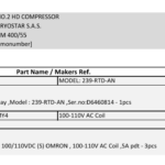 船舶备件—CRYOSTAR备件（CK-R20240812-02）询价-船用采购网-船舶物料采购-船务服务-一站式船用设备供应服务
