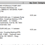 船舶备件—KAWASAKI备件（CK-L20240902-02）询价-船用采购网-船舶物料采购-船务服务-一站式船用设备供应服务