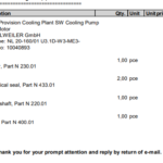 船舶备件—ALLWEILER备件（CK-L20240902-04）询价-船用采购网-船舶物料采购-船务服务-一站式船用设备供应服务