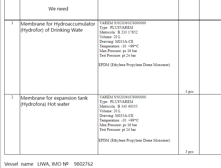 【询价】船舶备件—备件（CK-J20240909-09）询价-泰州昌宽社区-报价采购-船用采购网-船舶物料采购-船务服务-一站式船用设备供应服务